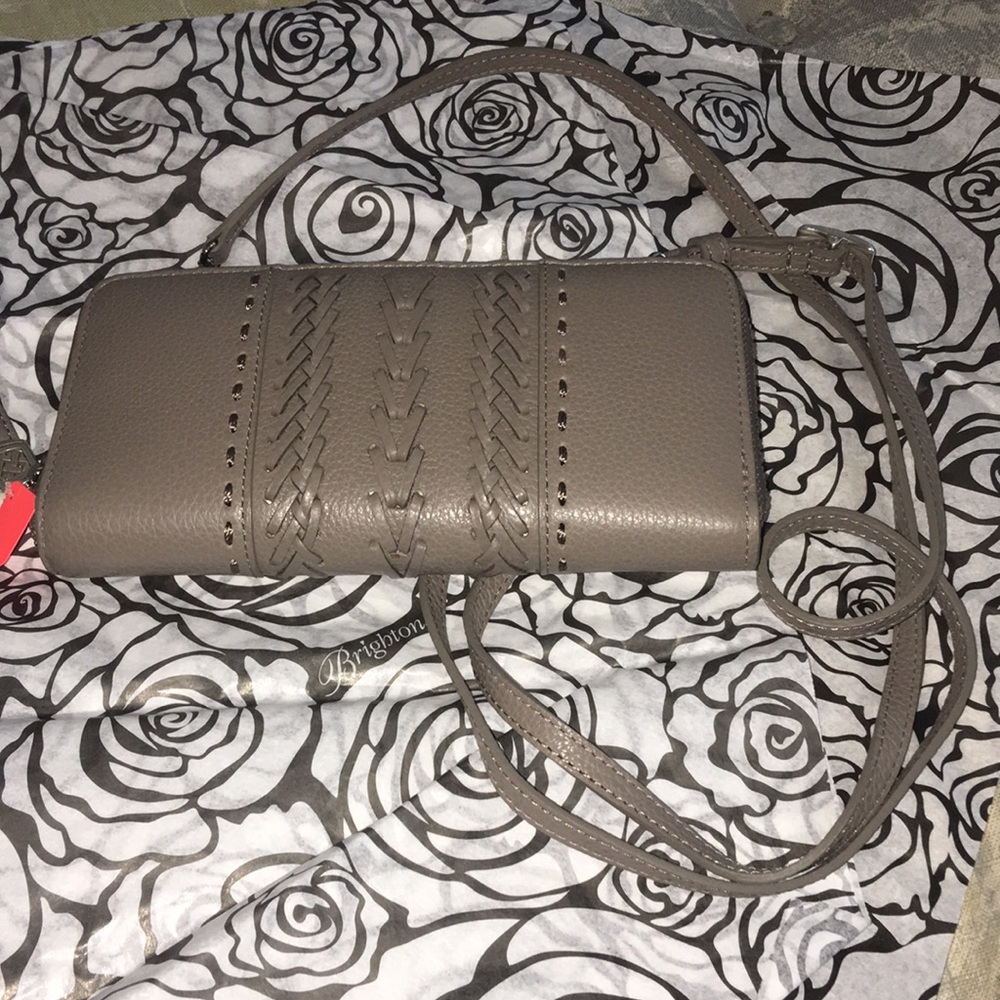 Brighton Amaya ZP LG Wallet, NWT, Gorgeous Taupe